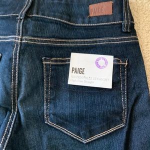 NWT Paige Jeans - Hidden Hills Straight